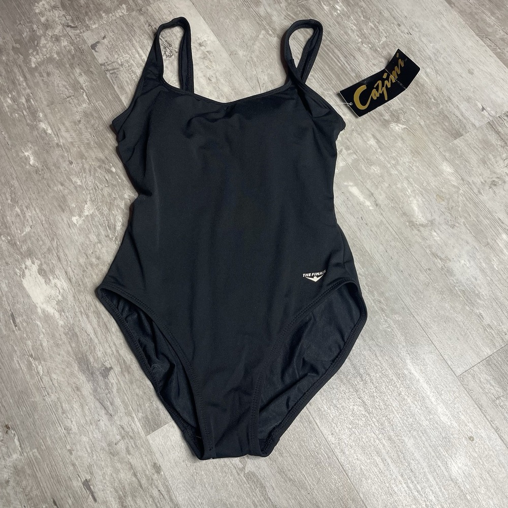 1 piece‎ Womens SWIMSUIT Black Size 8 Z-276